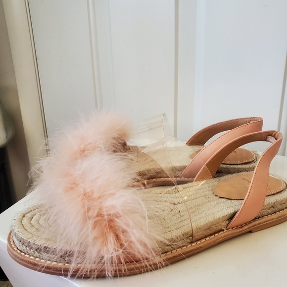 NEW Anthropologie Bill Blass Ostrich Hair size 9.5 - Picture 9 of 9